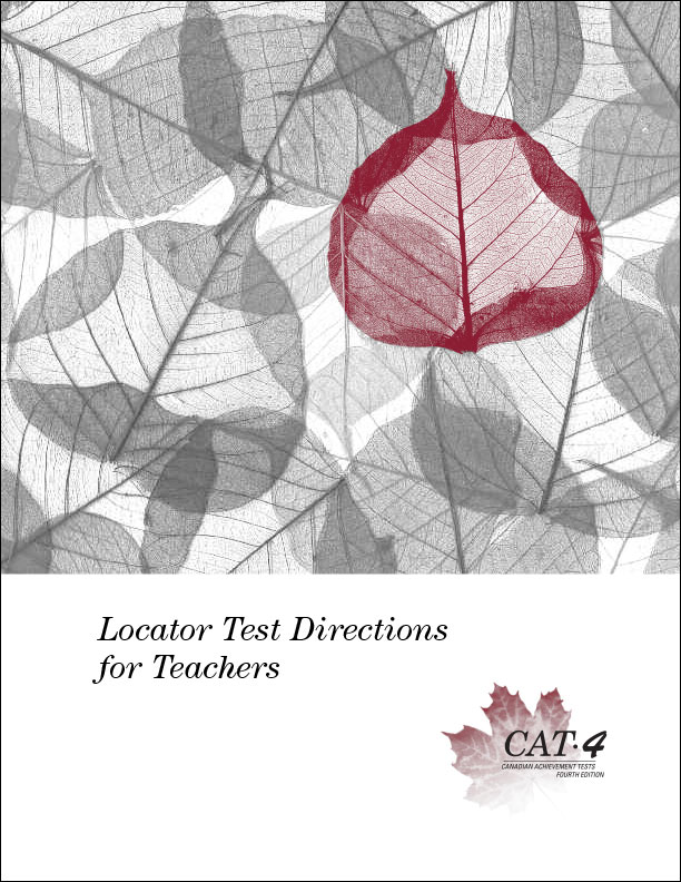 CAT4 Locator Test Directions