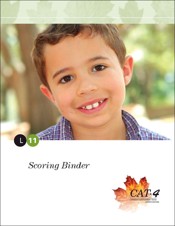 CAT4 Lv11 Scoring Binder