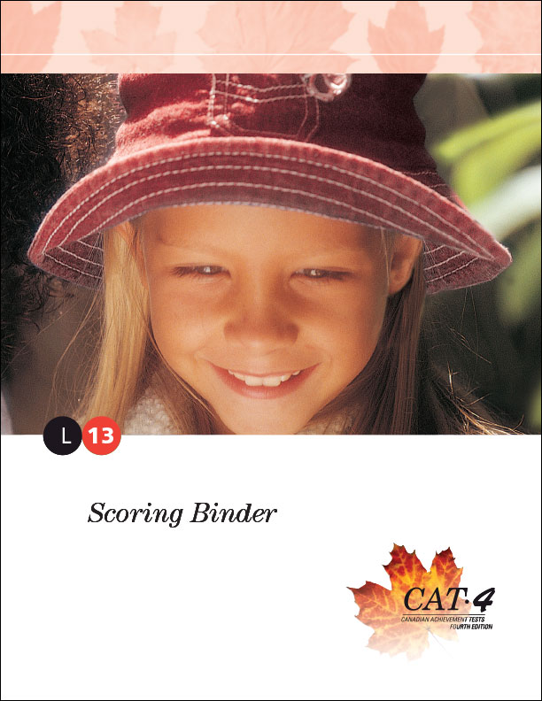 CAT4 Lv13 Scoring Binder