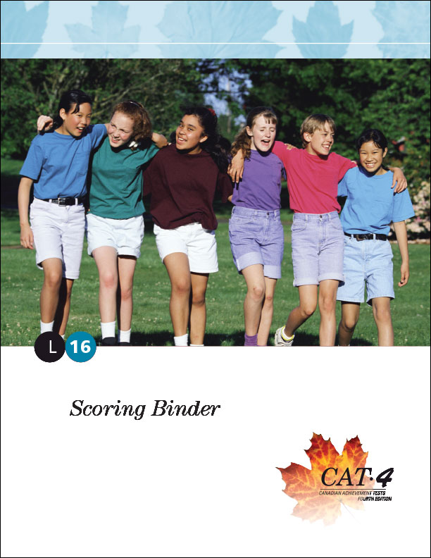 CAT4 Lv16 Scoring Binder