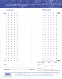 CAST Locator Test Answer Sheet